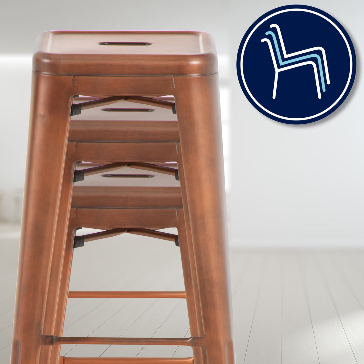 4er Set Barhocker Joshua – Ansicht 11