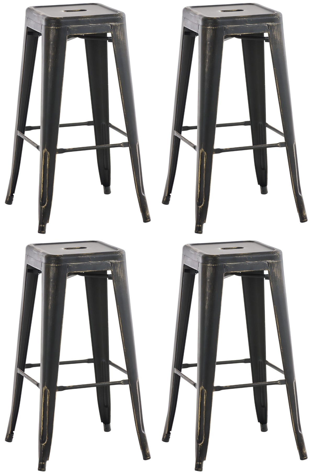 4er Set Barhocker Joshua antik