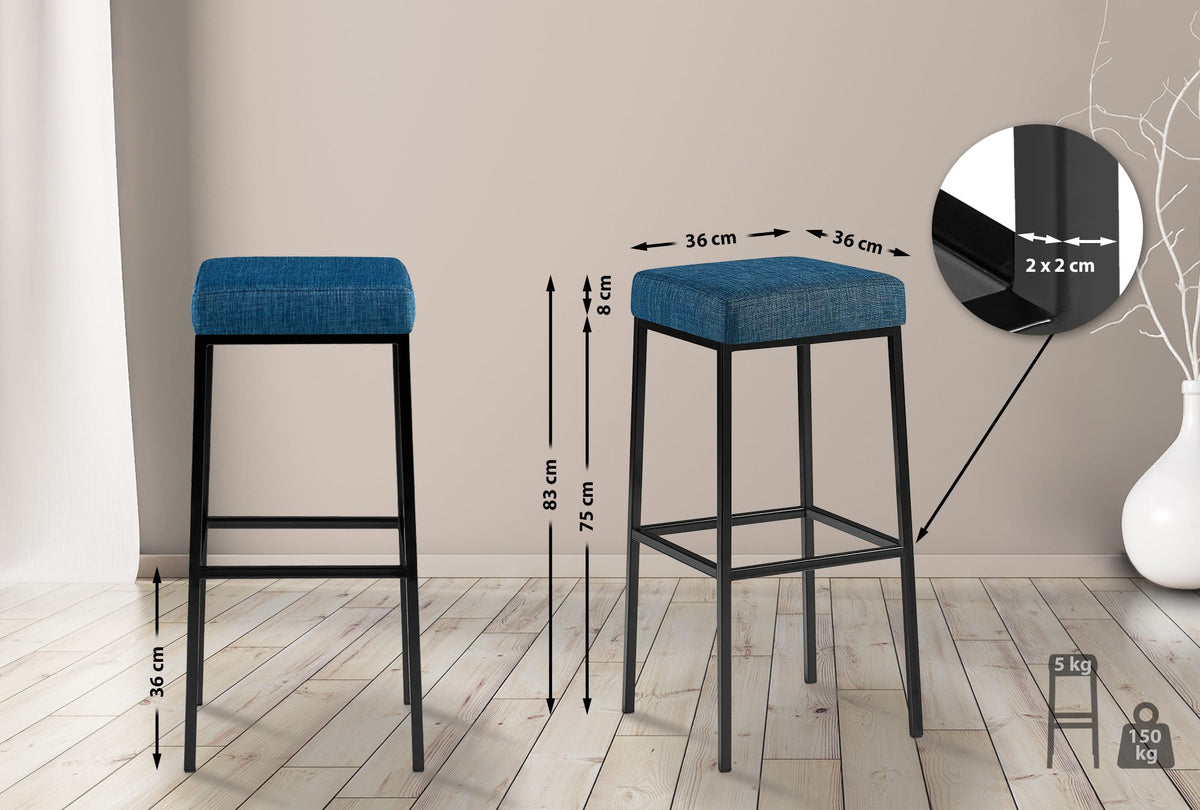Barhocker Montreal B85 Stoff – Ansicht 16