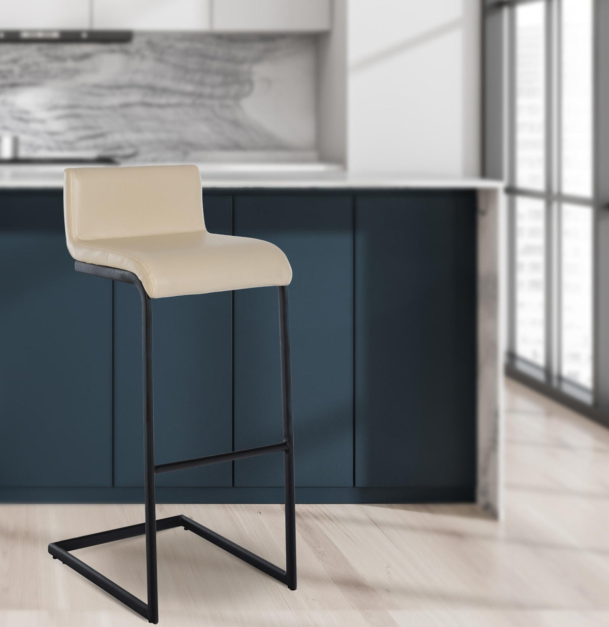 Barhocker Newport Kunstleder B – Ansicht 3