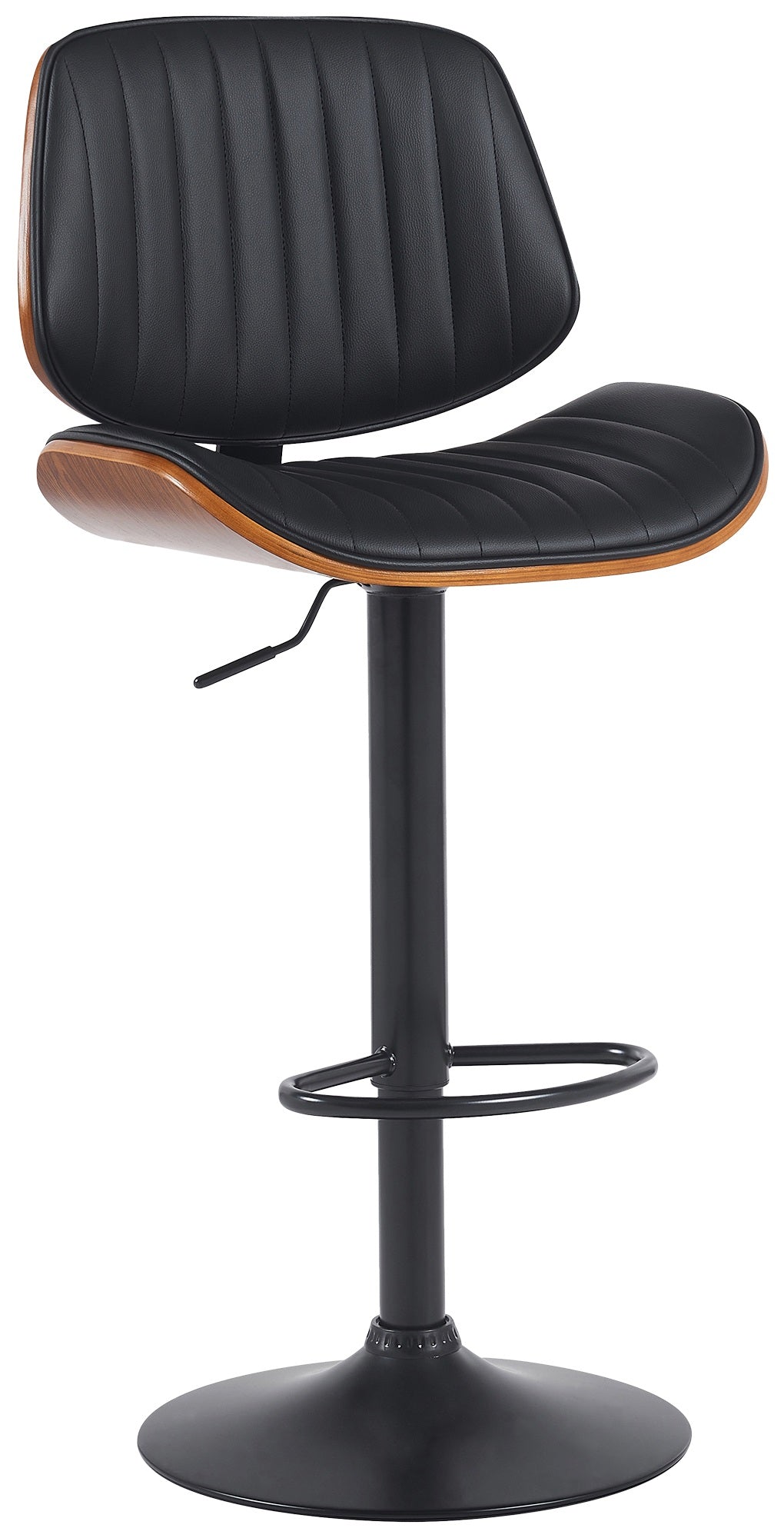 Barhocker Clawson Kunstleder schwarz – Ansicht 8