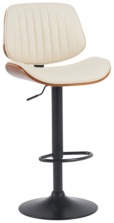 Barhocker Clawson Kunstleder schwarz