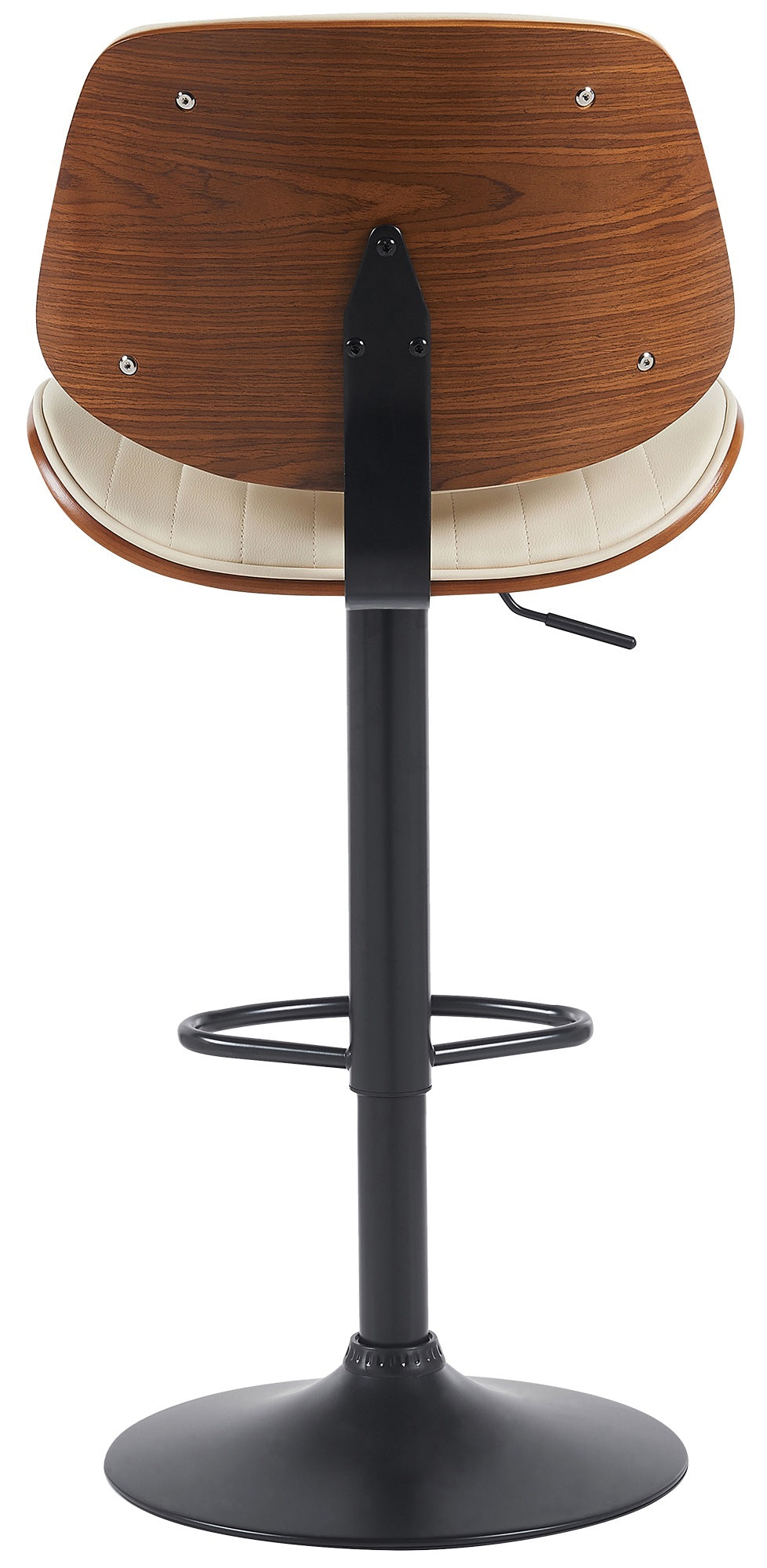 Barhocker Clawson Kunstleder schwarz – Ansicht 6
