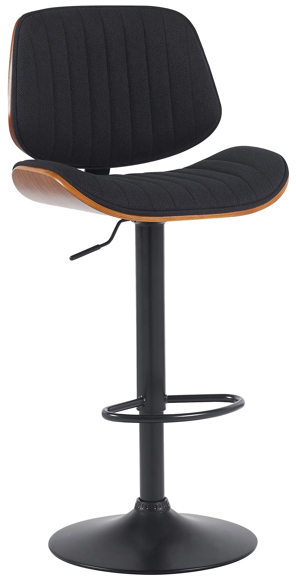 Barhocker Clawson Stoff schwarz – Ansicht 15