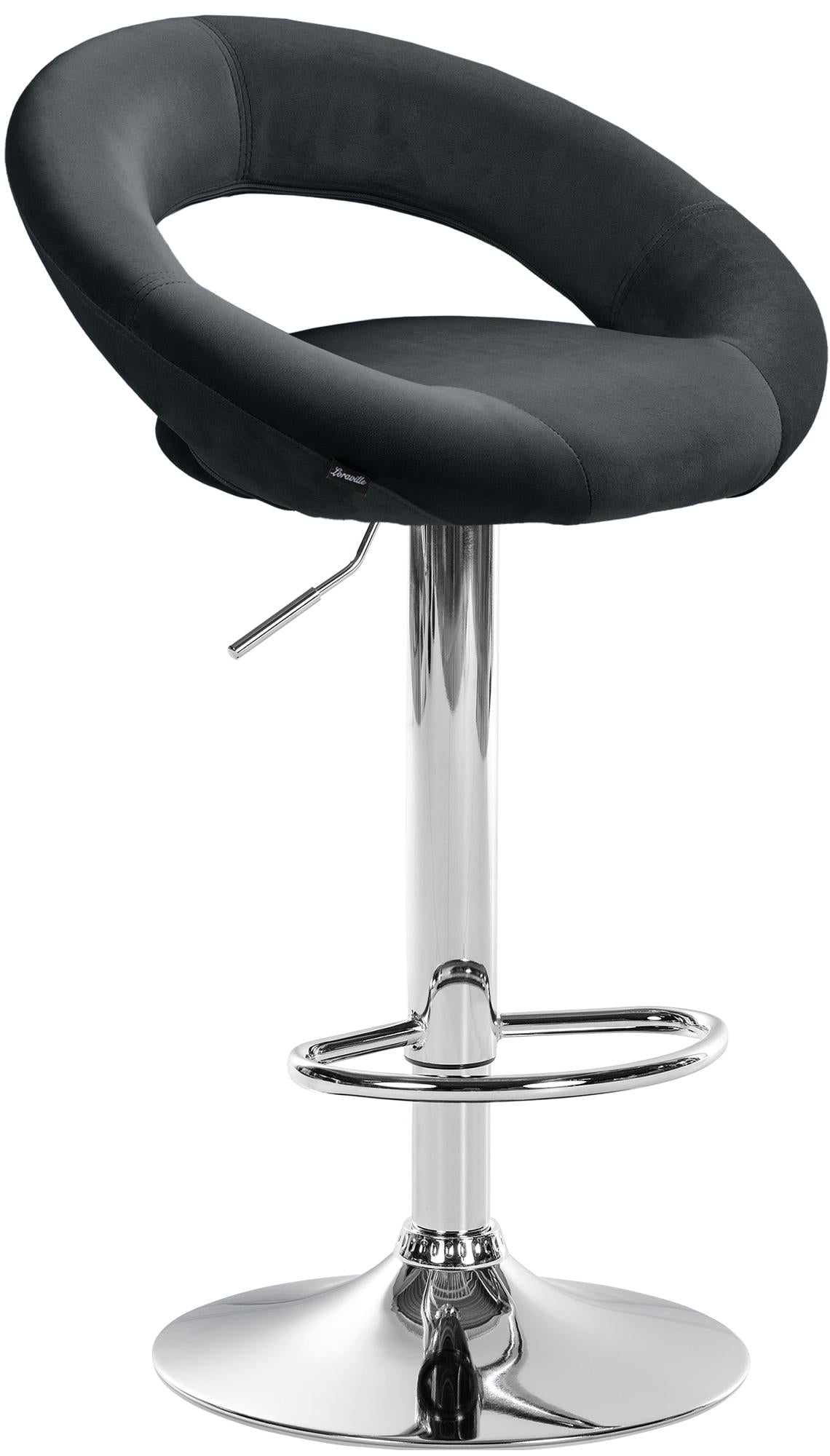 Barhocker Olinda Samt chrom