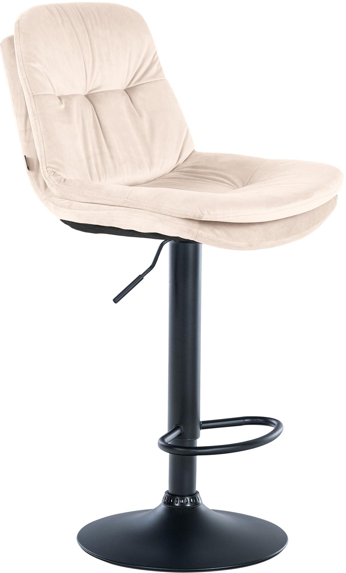 Barhocker Laurel Samt schwarz