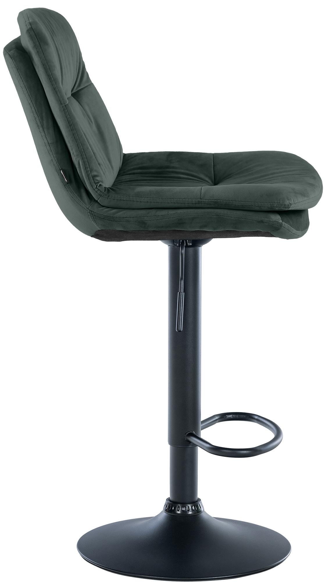 Barhocker Laurel Samt schwarz – Ansicht 13