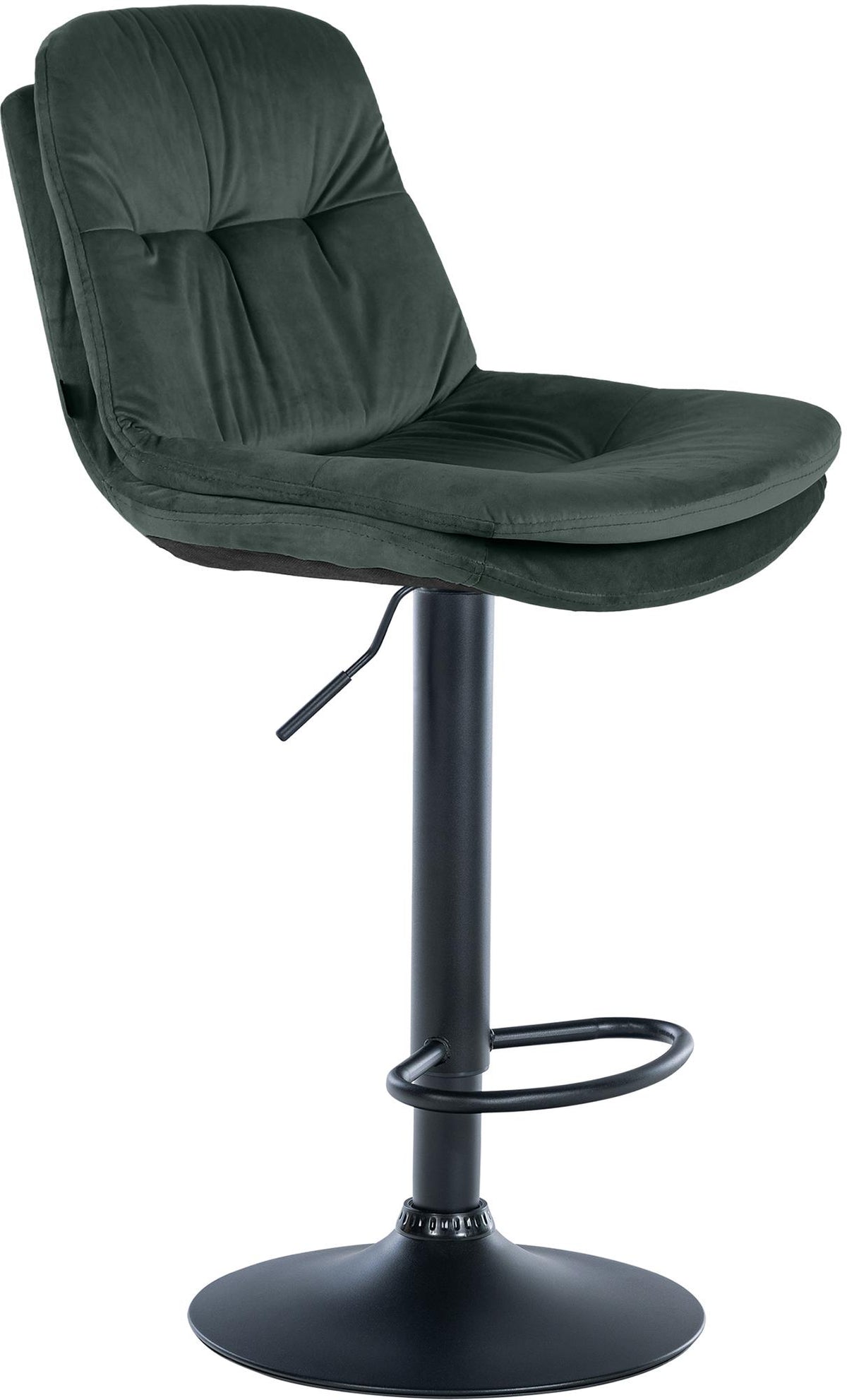 Barhocker Laurel Samt schwarz