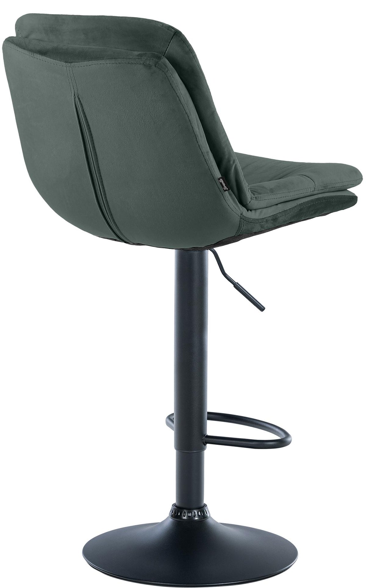 Barhocker Laurel Samt schwarz – Ansicht 11