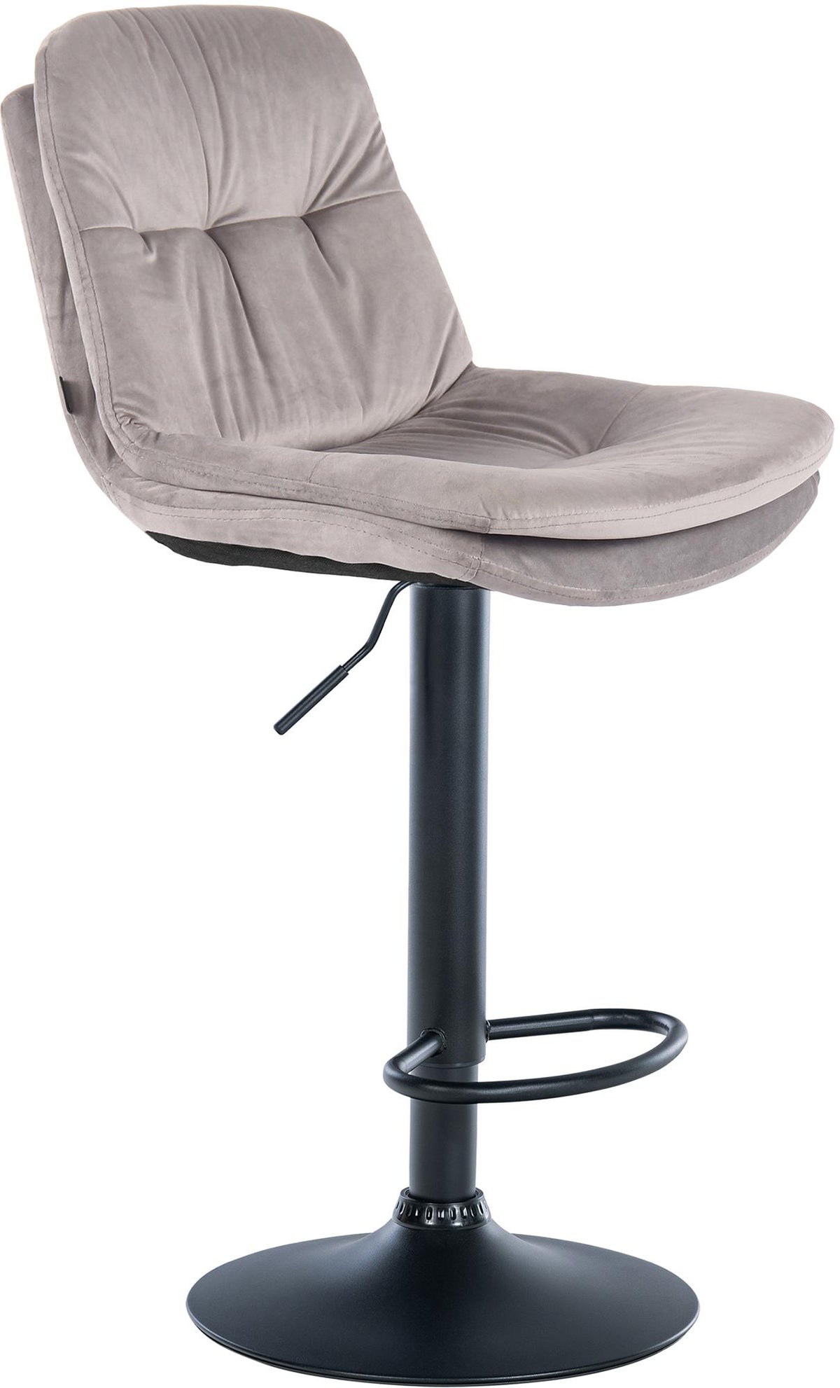Barhocker Laurel Samt schwarz – Ansicht 15