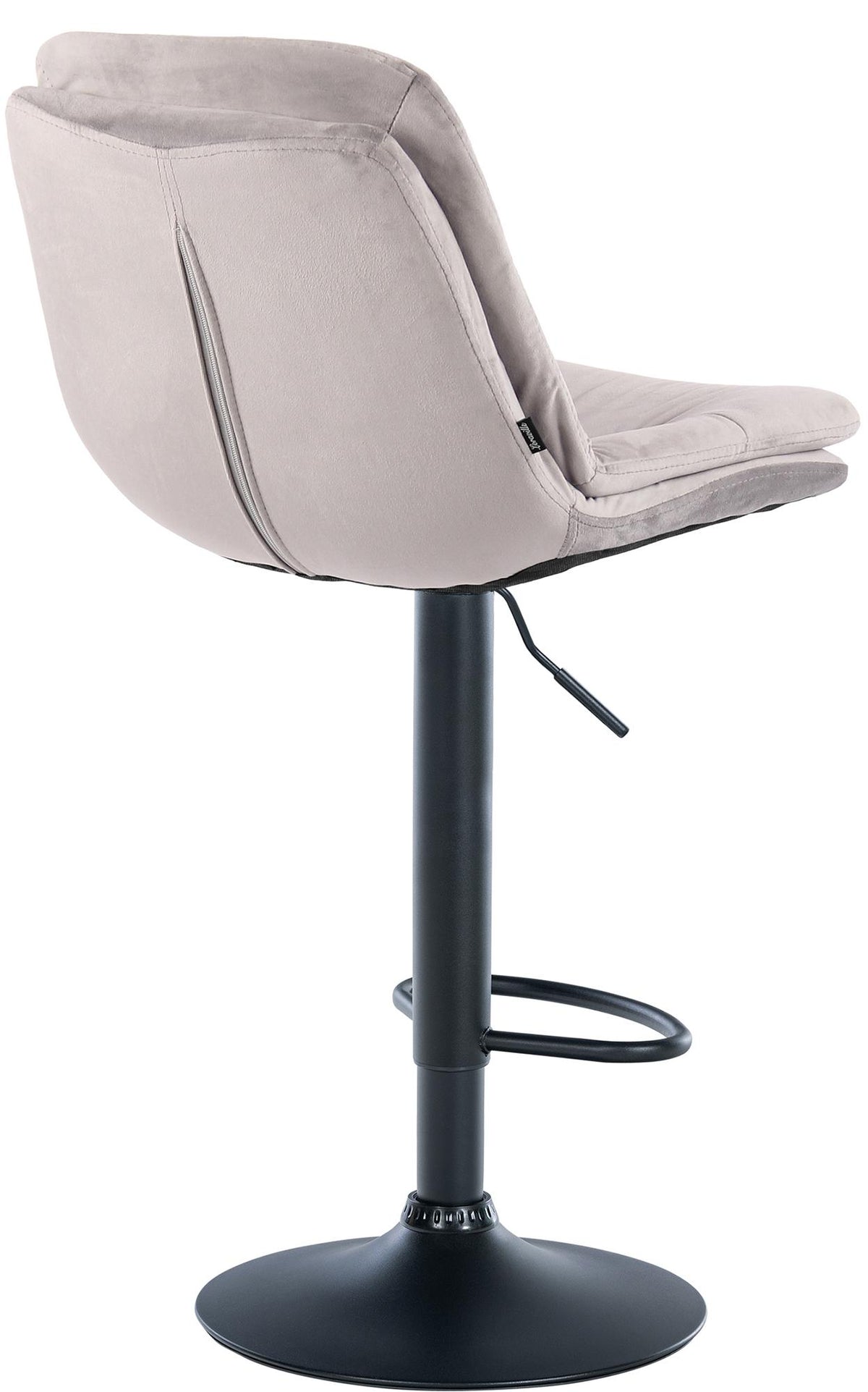 Barhocker Laurel Samt schwarz – Ansicht 18
