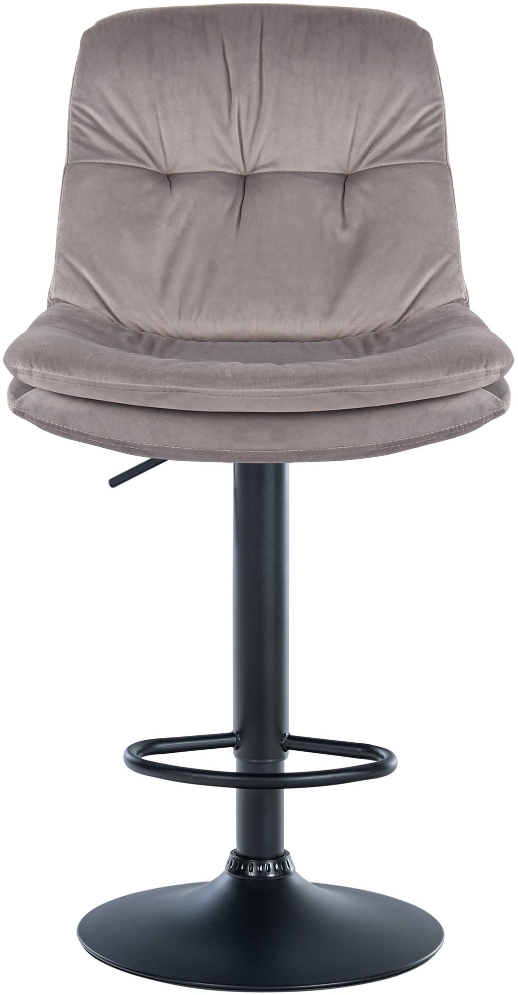 Barhocker Laurel Samt schwarz – Ansicht 19