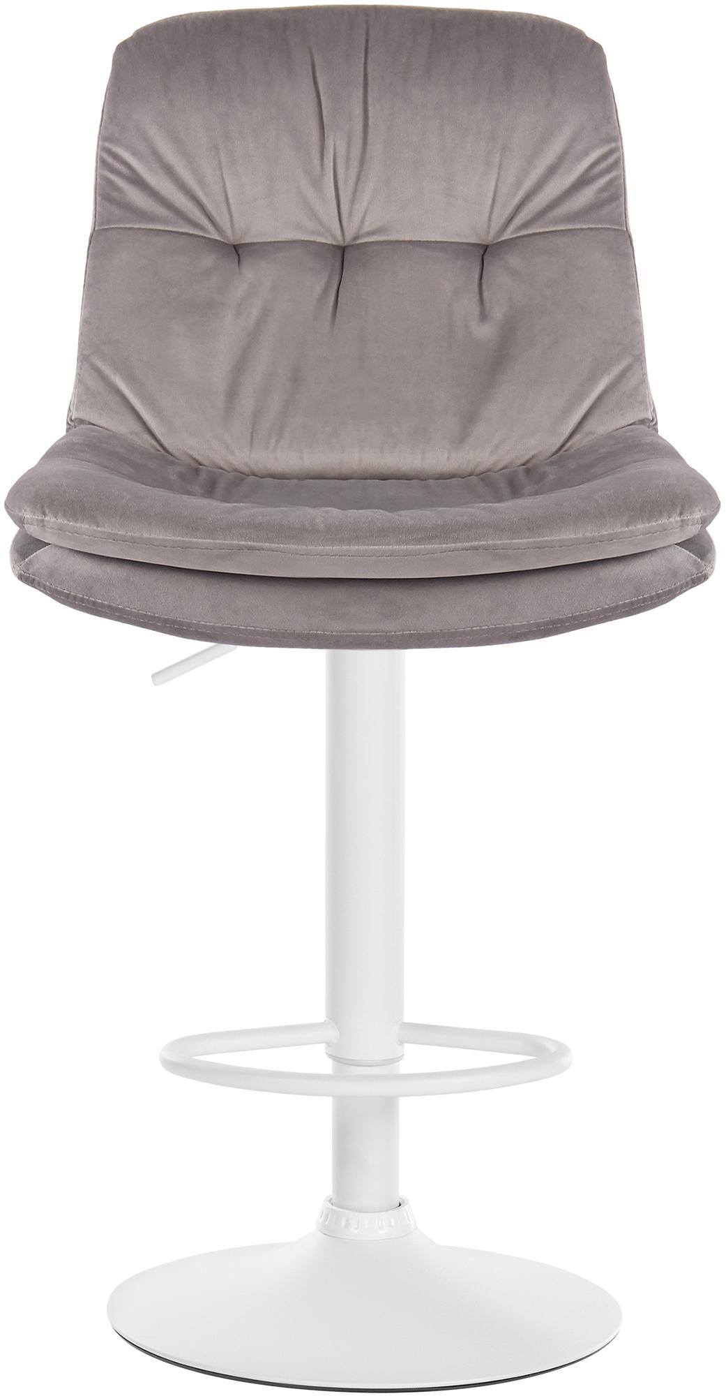 Barhocker Laurel Samt weiß – Ansicht 19