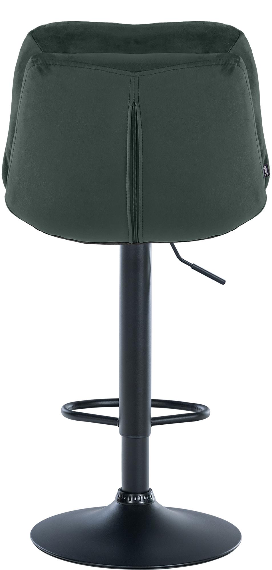 Barhocker Laurel Samt schwarz – Ansicht 14