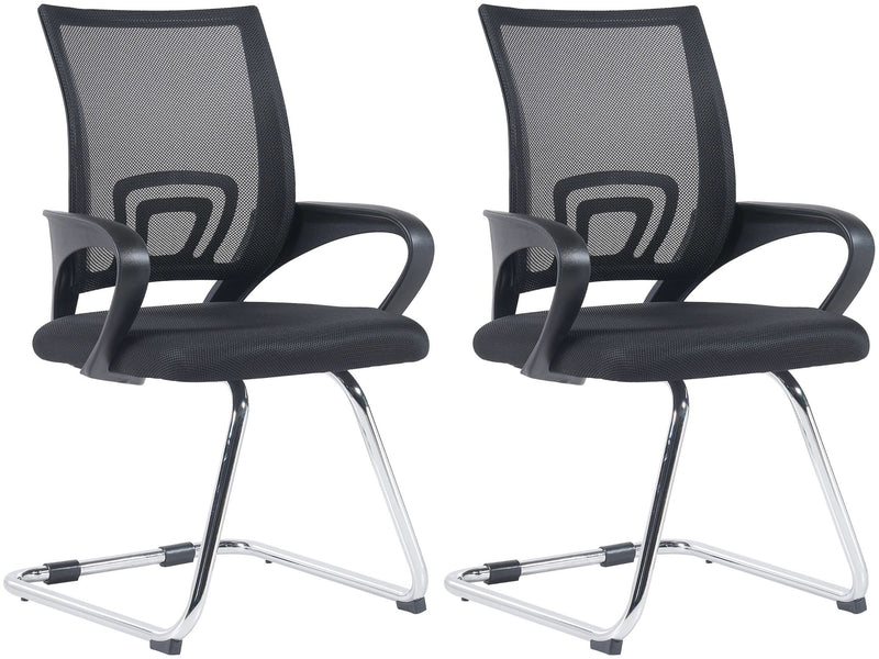 2er Set Besucherstühle Eureka