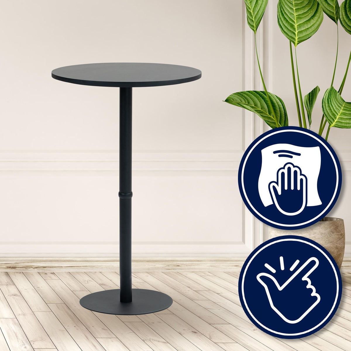 Stehtisch Hereford rund 75 cm – Ansicht 10