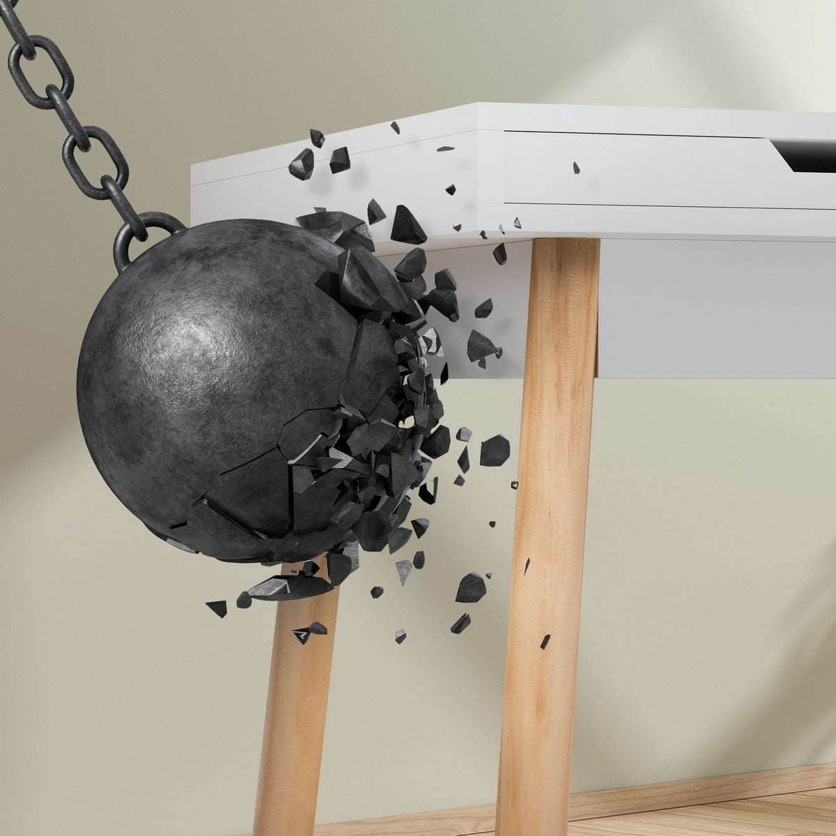 Schreibtisch Porto 110 cm V2 – Ansicht 4