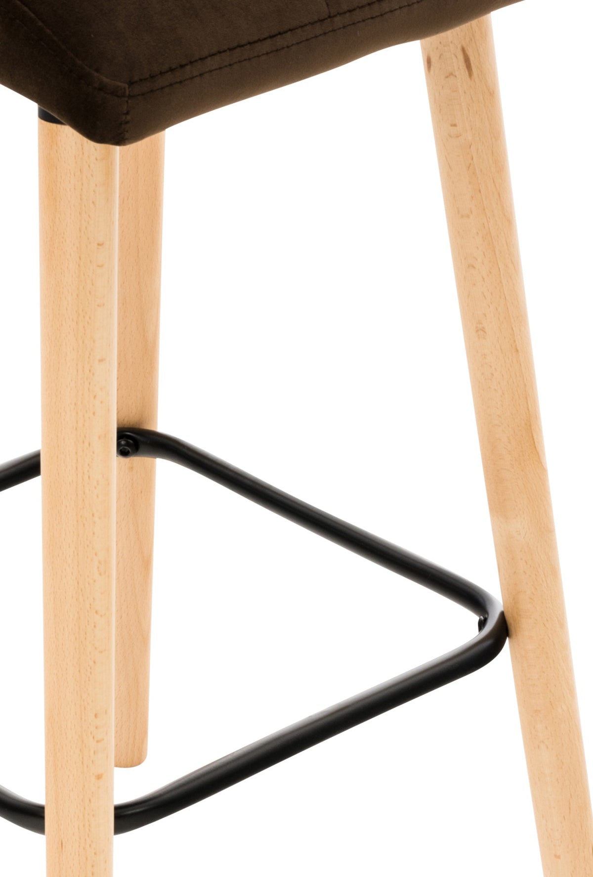 2er Set Barhocker Lincoln Samt – Ansicht 6