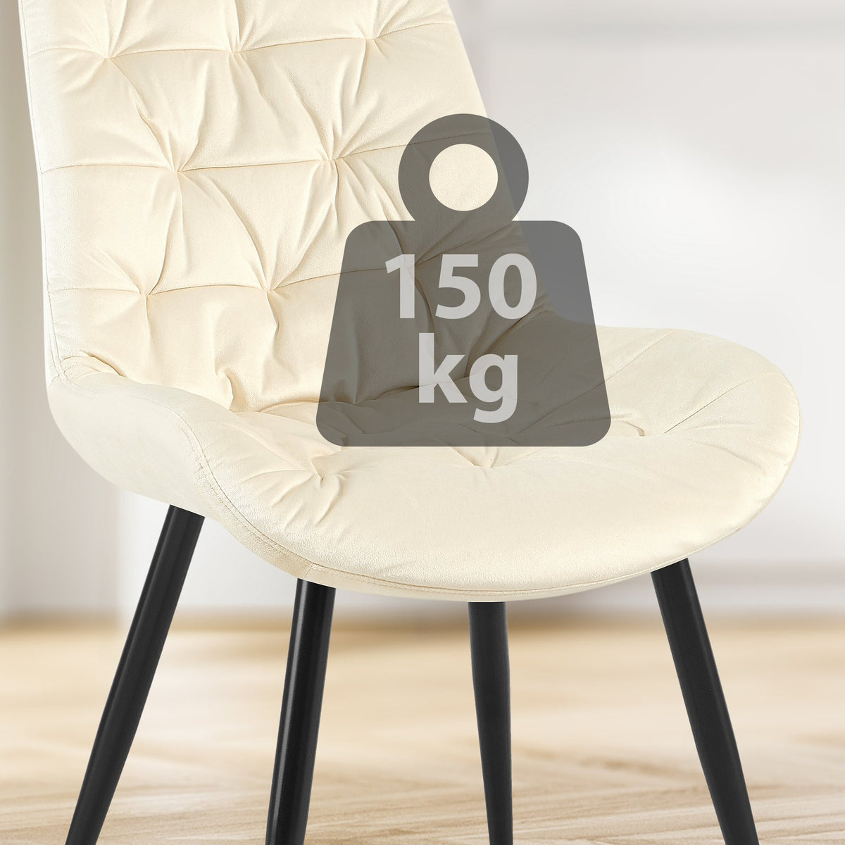 Esszimmerstuhl Rossford Samt – Ansicht 18