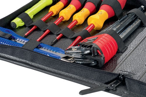 Werkzeugmappe B232xT50xH270 mm Industrieleder schwarz PARAT – Ansicht 4