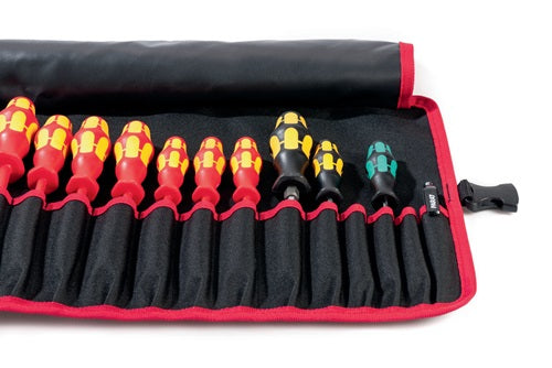Werkzeugrolltasche 20 Fächer B740xH330mm Nylon schwarz/rot PARAT – Ansicht 4