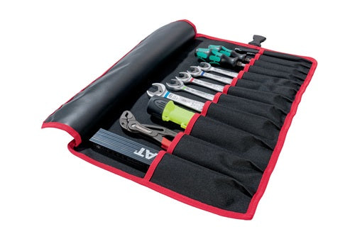 Werkzeugrolltasche 12 Fächer B540xH330mm Nylon schwarz/rot PARAT – Ansicht 6
