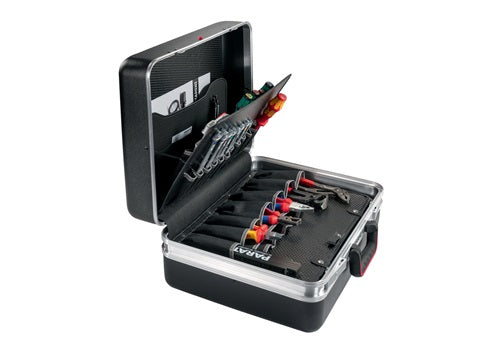 Schalenkoffür CLASSIC Deep Space B470xT210xH360mm Doppel-Aluminium 36 l X-ABS-Kunststoff Werkzeugtafel und – Ansicht 3