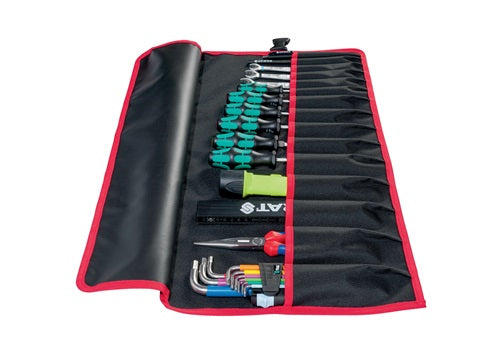 Werkzeugrolltasche 15 Fächer B670xH330mm Nylon schwarz/rot PARAT – Ansicht 6