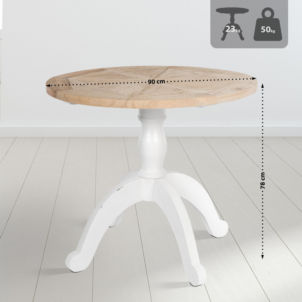 Esstisch Roswell 90 cm – Ansicht 2