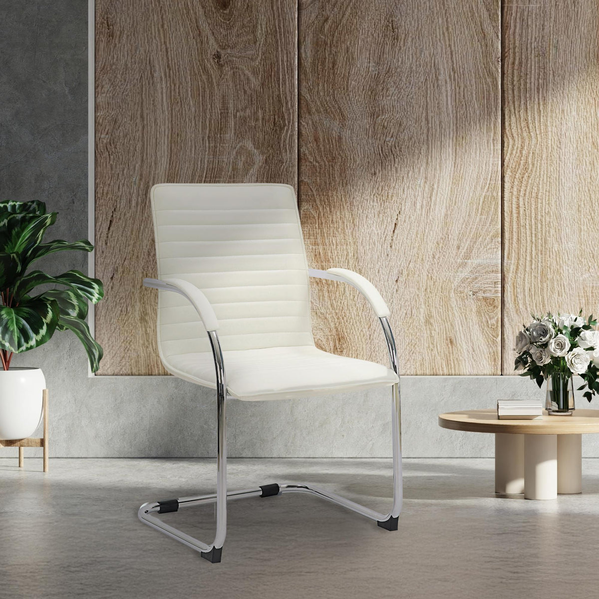 2er Set Besucherstühle Tira Kunstleder – Ansicht 2
