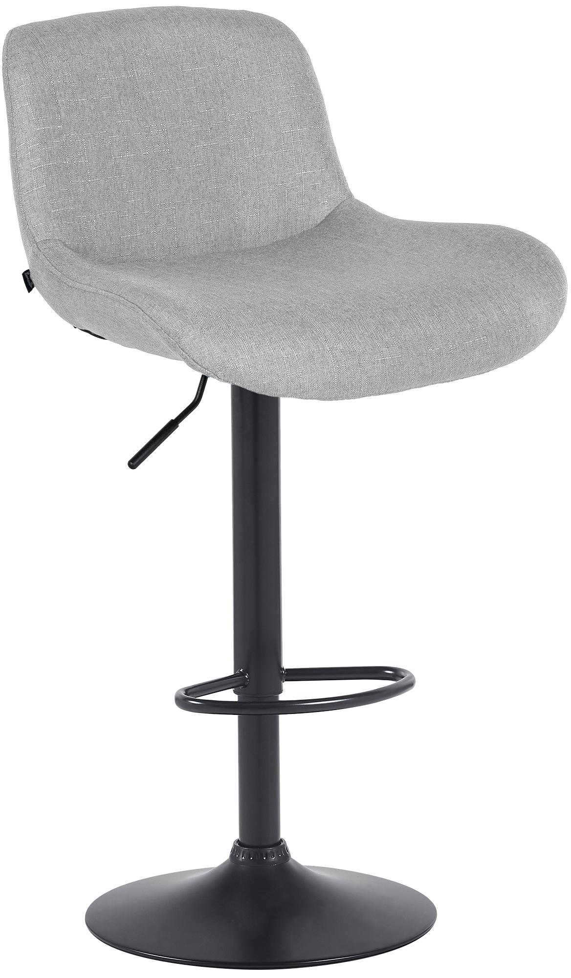 Barhocker Solon Schwarz Stoff – Ansicht 15