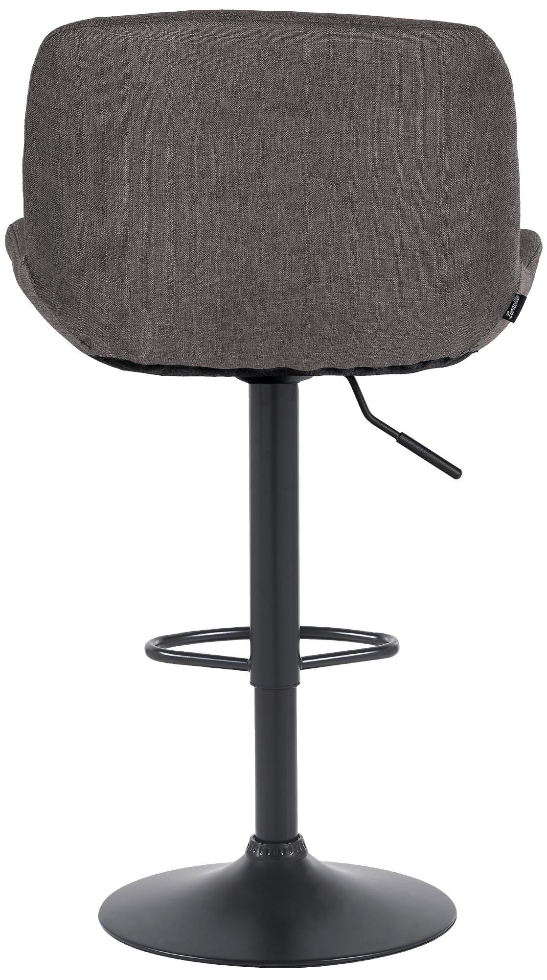 Barhocker Solon Schwarz Stoff – Ansicht 14