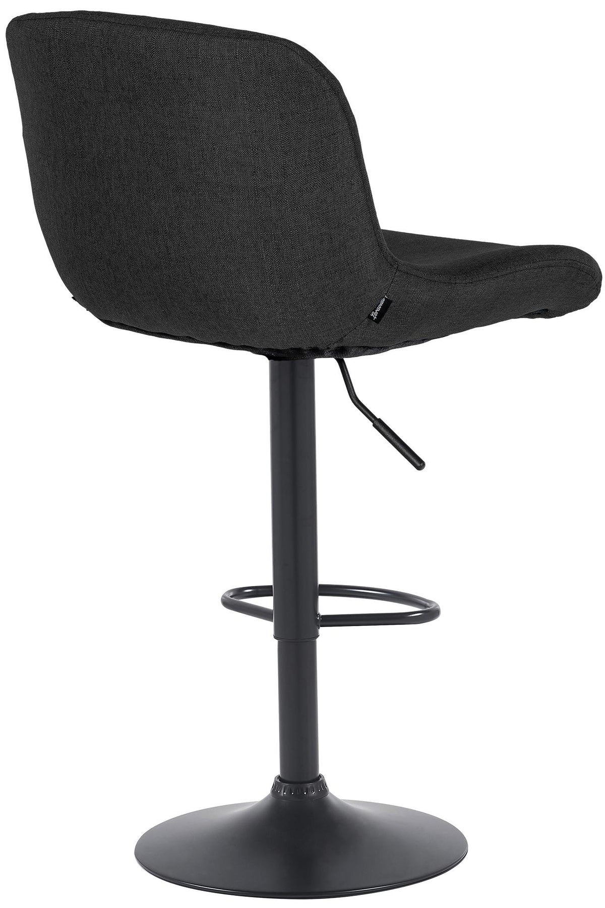 Barhocker Solon Schwarz Stoff – Ansicht 6