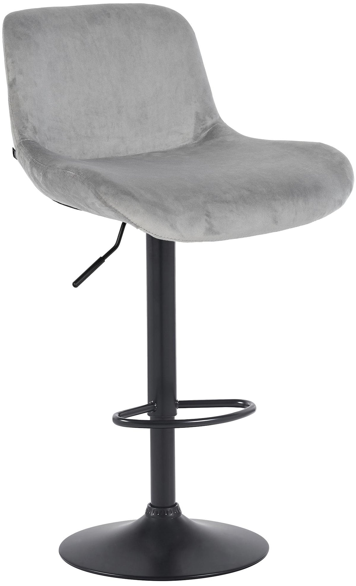 Barhocker Solon Schwarz Samt