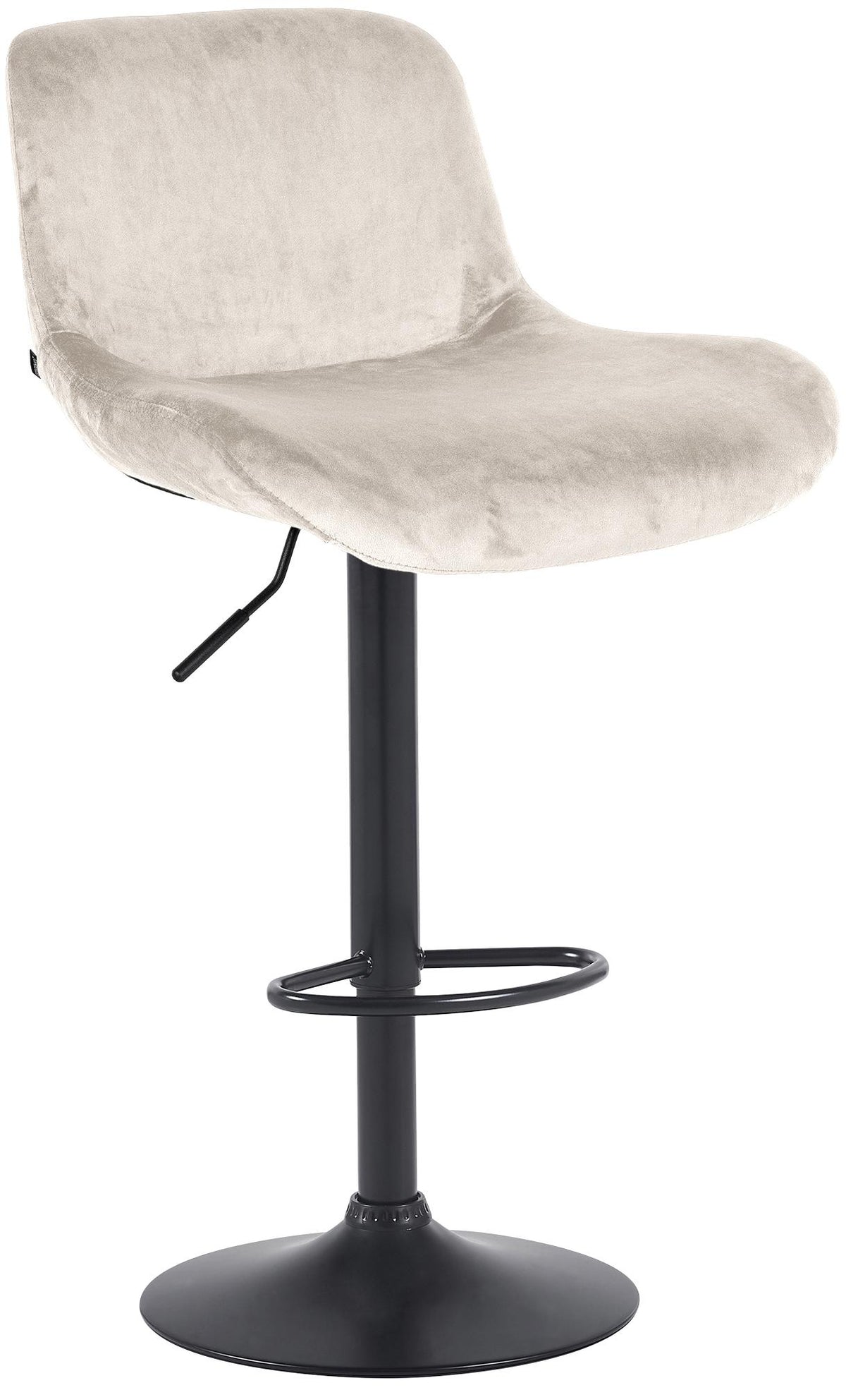 Barhocker Solon Schwarz Samt – Ansicht 8