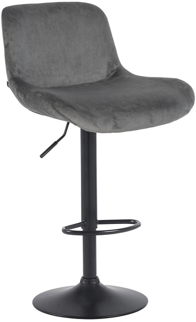 Barhocker Solon Schwarz Samt