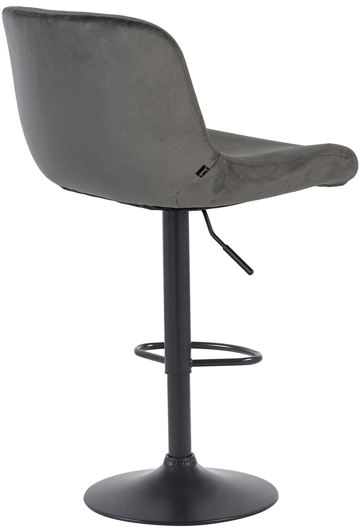 Barhocker Solon Schwarz Samt – Ansicht 6