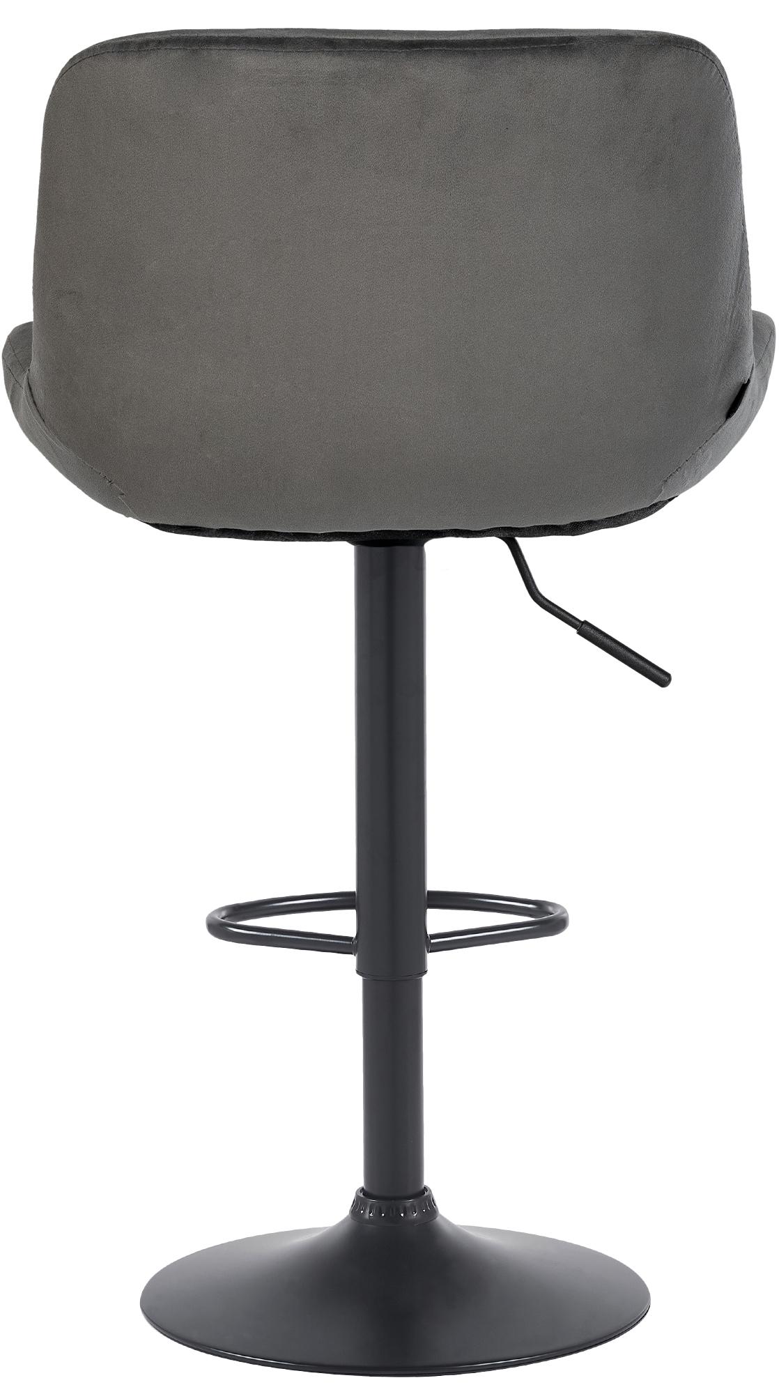Barhocker Solon Schwarz Samt – Ansicht 7