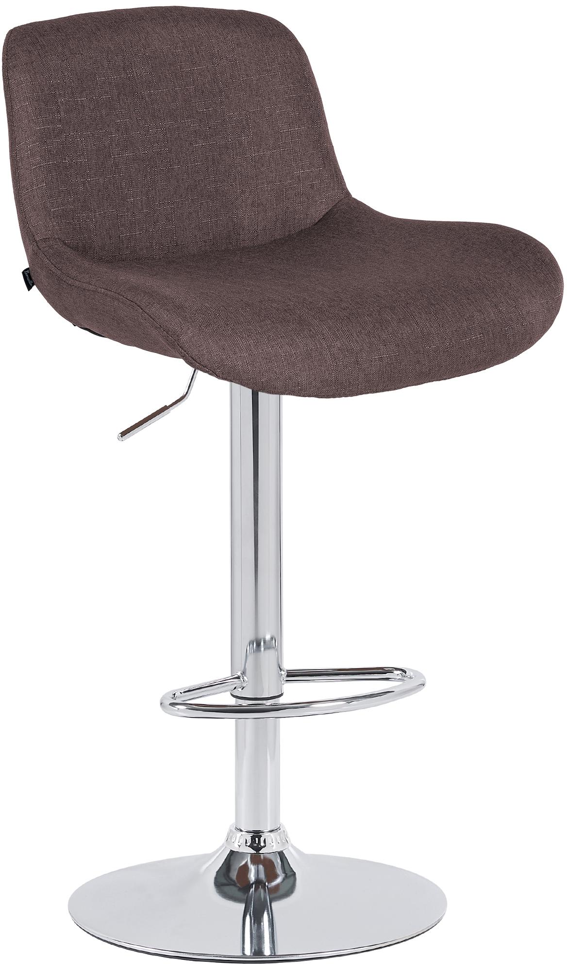 Barhocker Solon Chrom Stoff