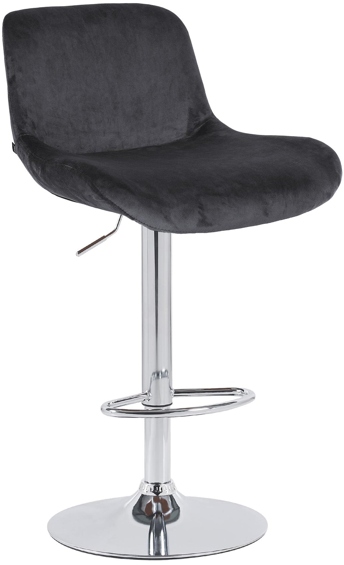 Barhocker Solon Chrom Samt – Ansicht 8