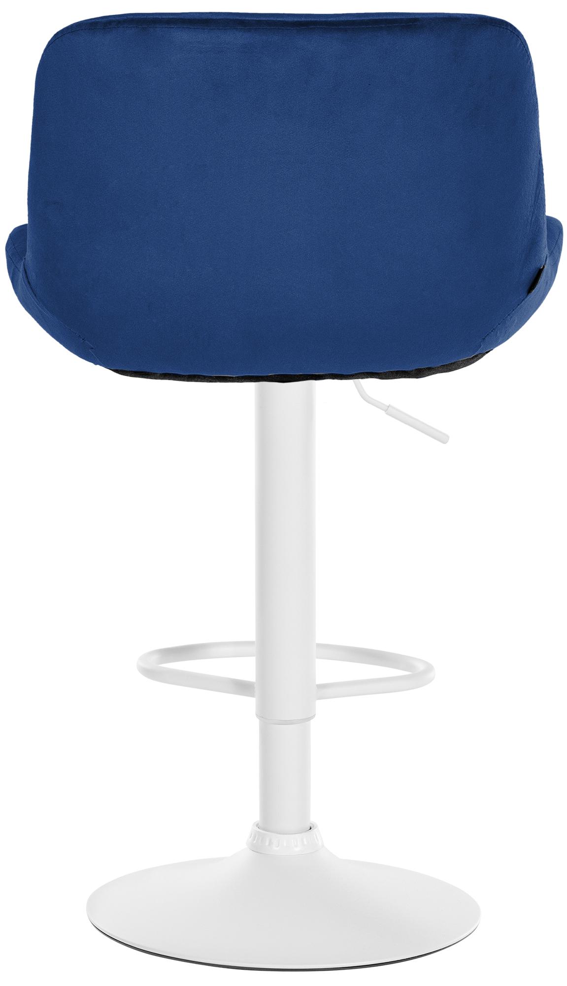 Barhocker Solon Weiß Samt – Ansicht 7