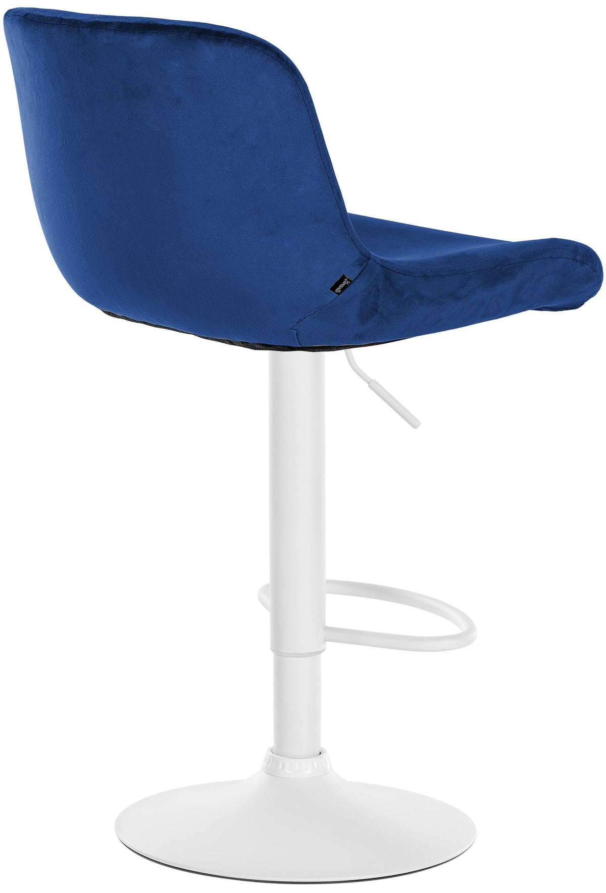 Barhocker Solon Weiß Samt – Ansicht 6