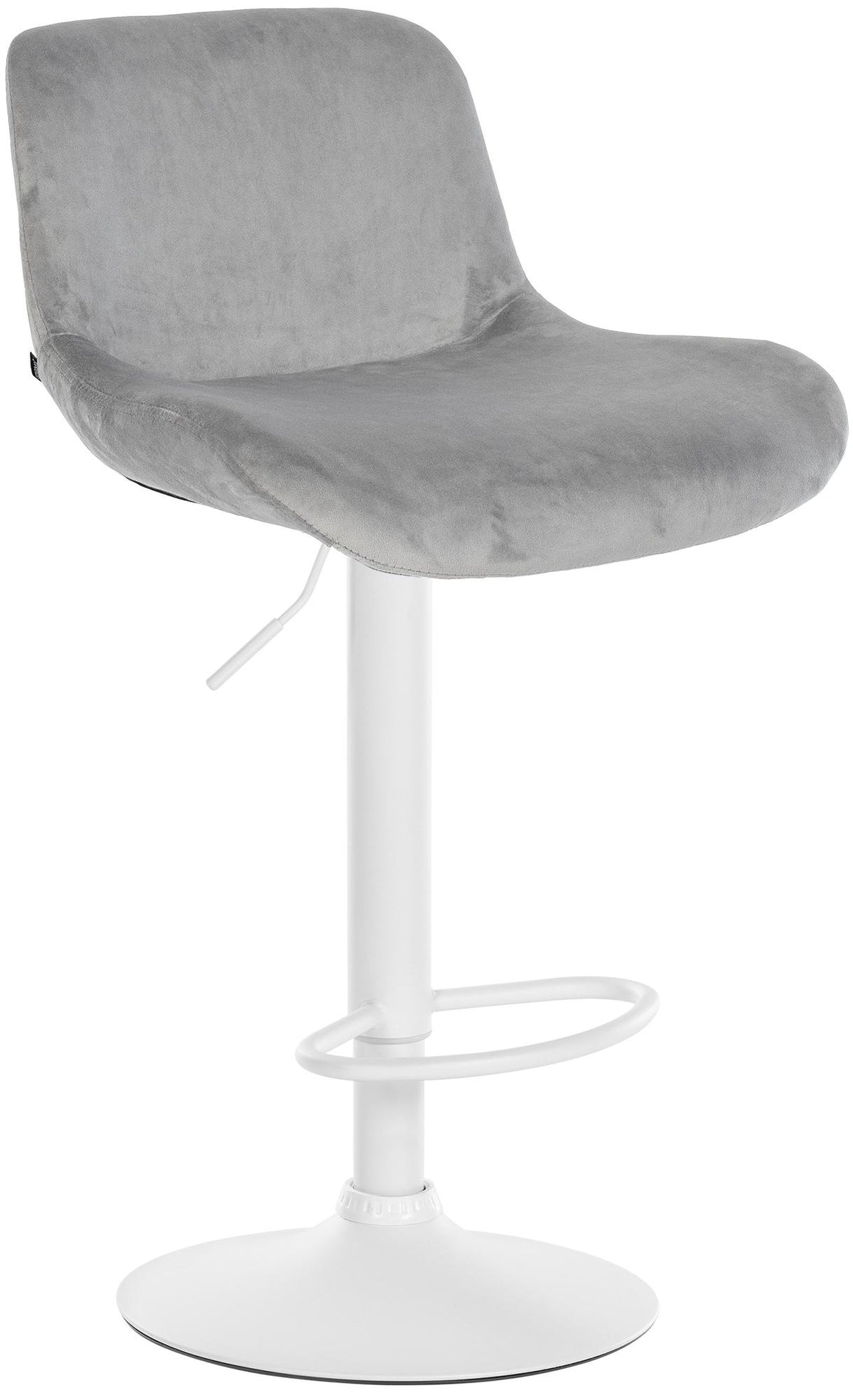 Barhocker Solon Weiß Samt – Ansicht 15