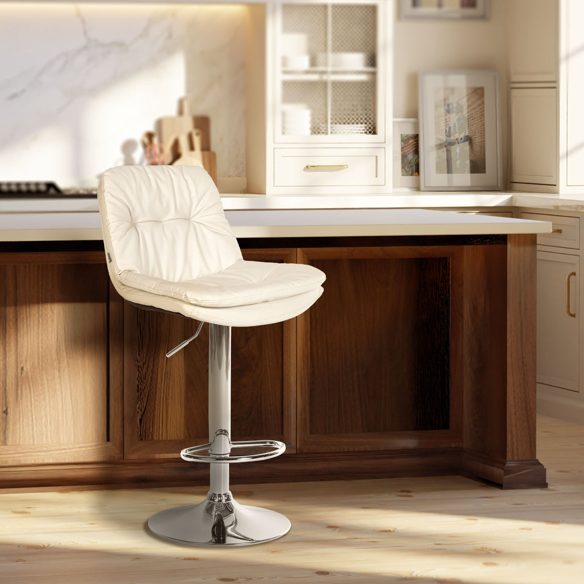 Barhocker Laurel Kunstleder chrom – Ansicht 10