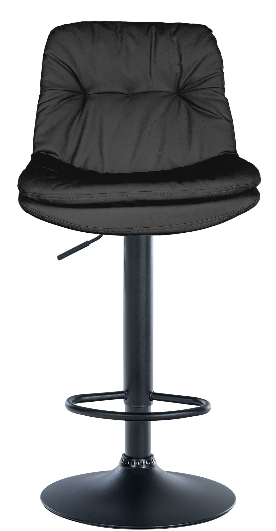 Barhocker Laurel Kunstleder schwarz – Ansicht 5