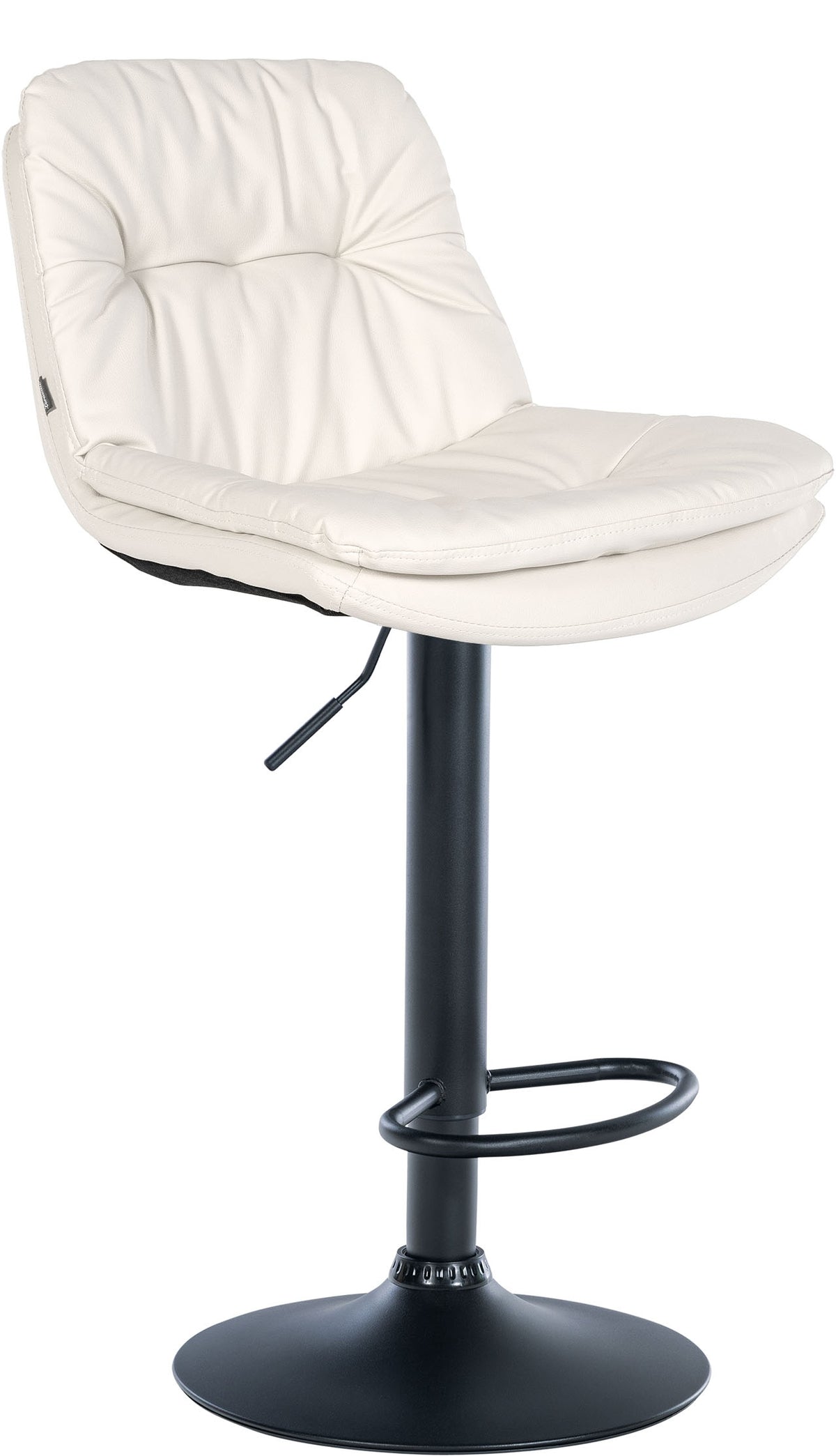Barhocker Laurel Kunstleder schwarz – Ansicht 8