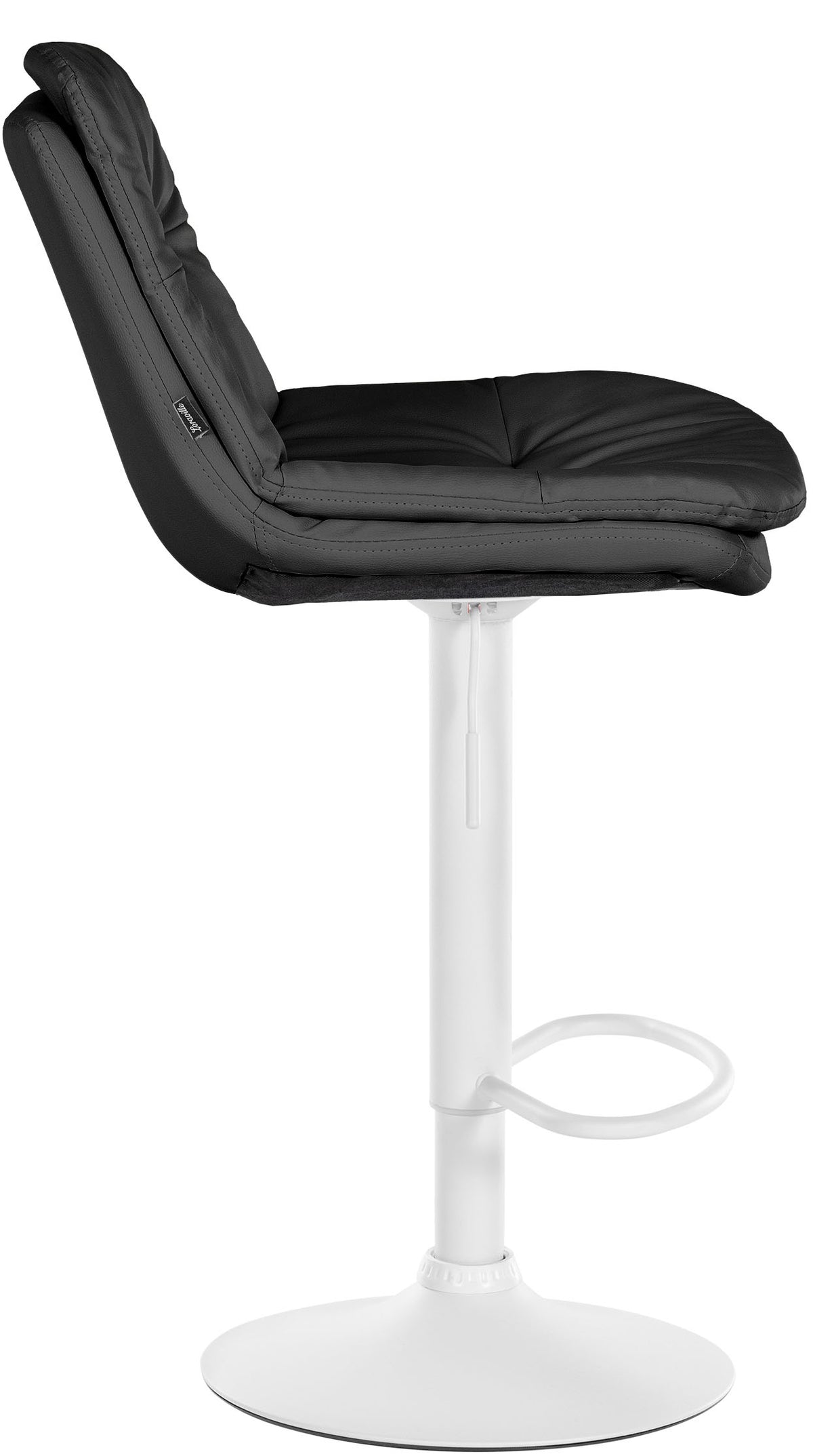 Barhocker Laurel Kunstleder weiß – Ansicht 6