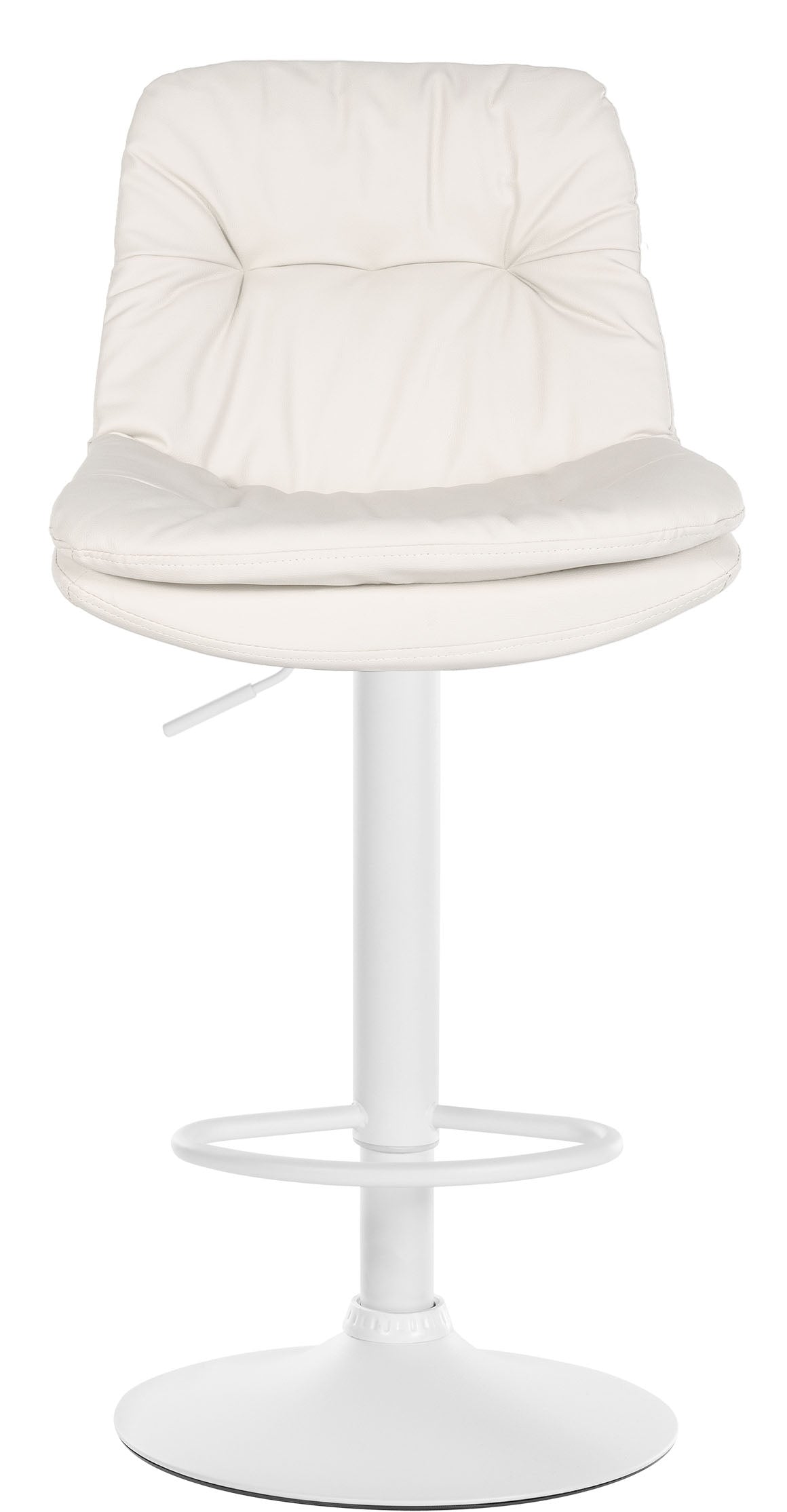 Barhocker Laurel Kunstleder weiß – Ansicht 12