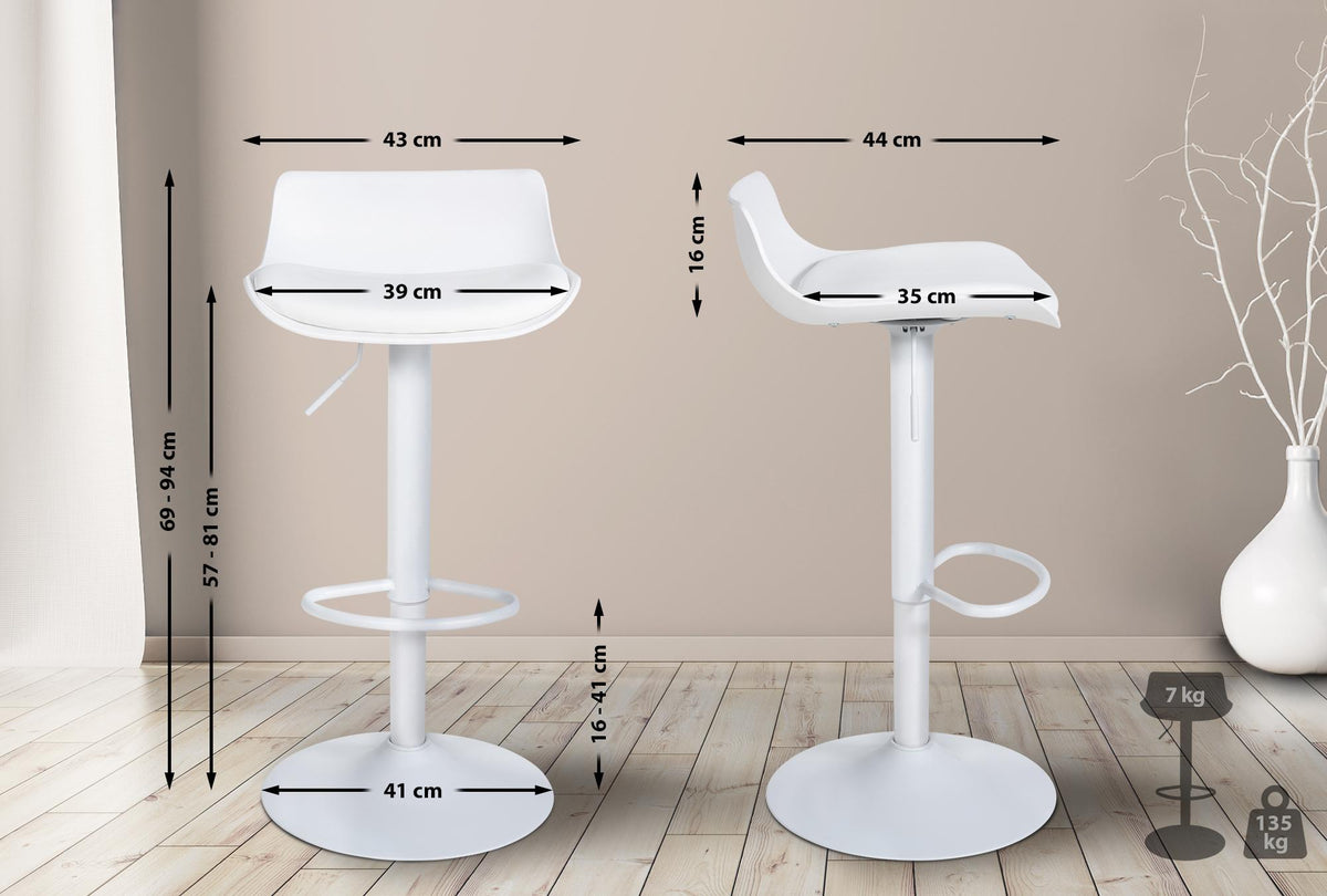 4er Set Barhocker Aveiro Kunstleder – Ansicht 10