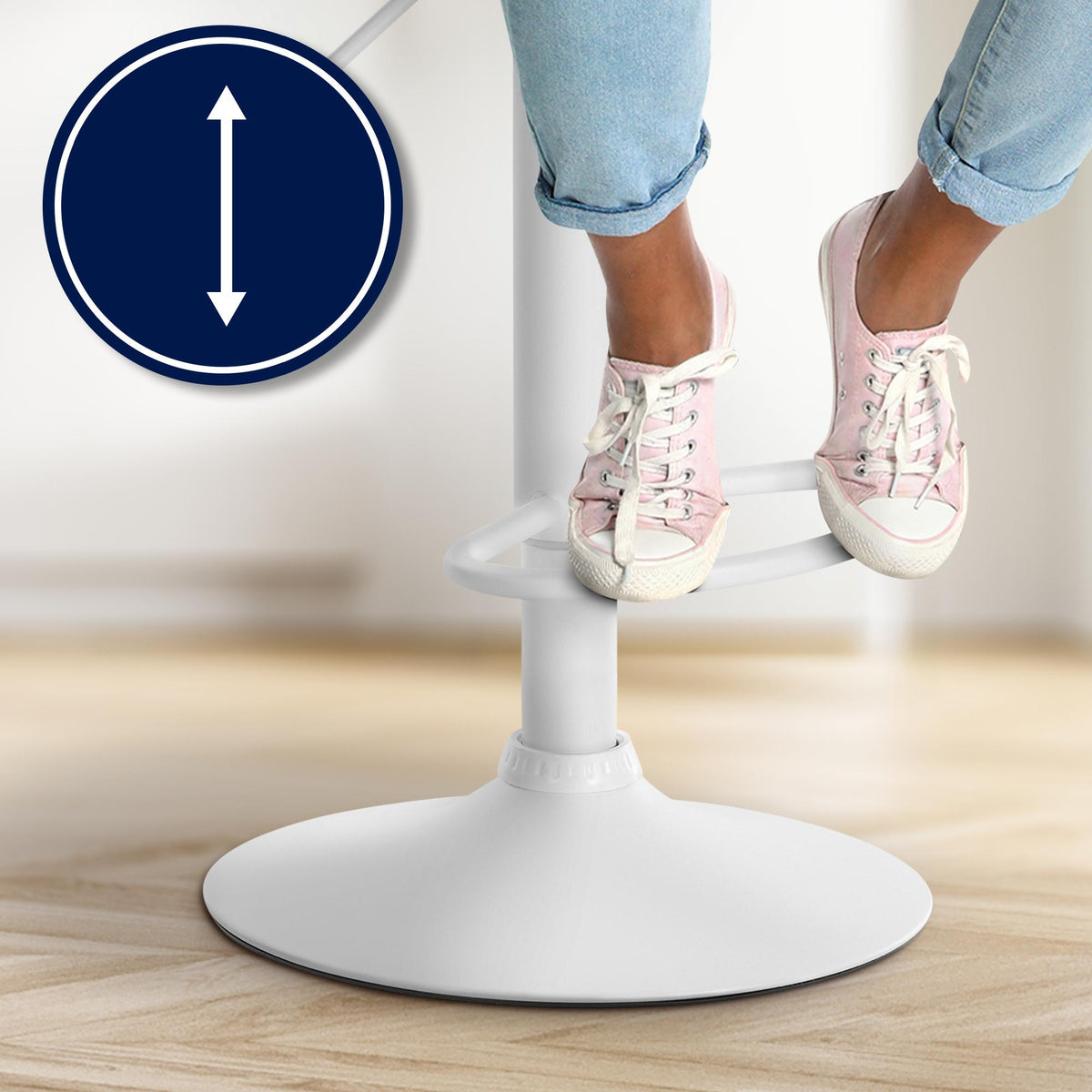Barhocker Laurel Stoff weiß – Ansicht 11